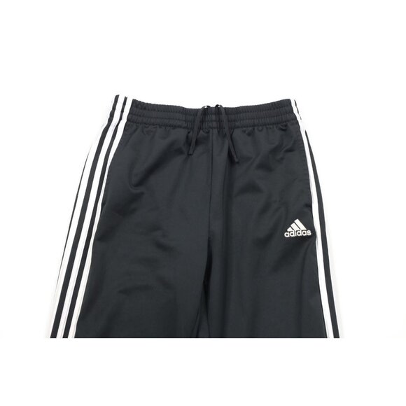 Vintage Adidas Mens Small Spell Out Striped Flared Sweatpants Black AS IS - Picture 2 of 13